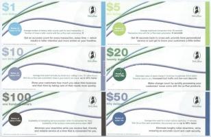 10db vegyes ATM tesztpénz, fantáziapénz T:I,I-
10pcs of mixed ATM test and fantasí banknotes C:UNC,...