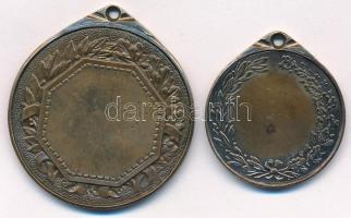~1940. Tenisz és lólengés Br díjérem (40mm, 30mm) T:2