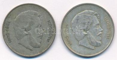 1947. 5Ft Ag "Kossuth" (2x) T:2-,3 patina Adamo F8.1