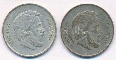 1947. 5Ft Ag "Kossuth" (2x) T:2-,3 patina Adamo F8.1