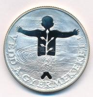 1989. 500Ft Ag "Védd a gyermekeket!" kapszulában T:1 (eredetileg PP) Adamo EM109