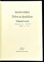 Faludy György: Dobos az éjszakában. Aláírt példány. Bp., 1992. Magyar Világ. Kiadói papíkrötésben