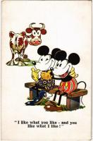I like what you like - and you like what I like! Walter E. Disney A.R. i. B. 1796. Mickey Mouse