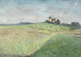 Négely R.jelzéssel: Tájkép. Olaj, vászon, keretben, 46x65cm