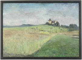 Négely R.jelzéssel: Tájkép. Olaj, vászon, keretben, 46x65cm