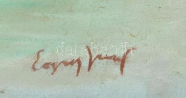 Egry József jelzéssel: Balaton. Pasztell, karton, keret nélkül, 37x56cm