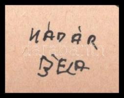 Kádár Béla jelzéssel: Akt. Tus, papír, keret nélkül, sérült 20x30cm