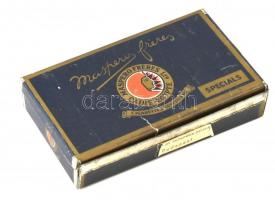 Maspero Fréres Ltd. egyiptomi cigarettás fém doboz, 13x8x2,5 cm