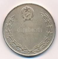 ~1950. "Honvéd Sportversenyek" ezüstözött Br emlékérem, Rákosi-címerrel. Szign.: Jákfalvy ...