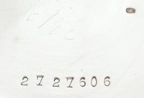 Longines niellós, aranyozott ezüst női alakokkal és tigrissel díszített dupla ezüst fedeles zsebóra....