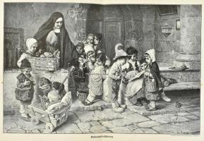 Hermann Kaulbach: Bilderbuch. Berlin. é.n. Union. Német mesekönyv Kiadói félvászon kötésben