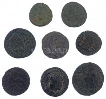 Római Birodalom 8db-os Br érmetétel a IV. századból T:2-,3 Roman Empire 8pcs Br coin lot from the 4th century C:VF,F