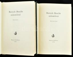 Bertolt Brecht színművei I-II. 1964, Magyar Helikon. Kiadói egészbőr-kötés, jó állapotban. Számozott...