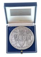 Franciaország DN "RF (Francia Köztársaság)" ezüstözött érem Párizsi Pénzverő dísztokban (8...