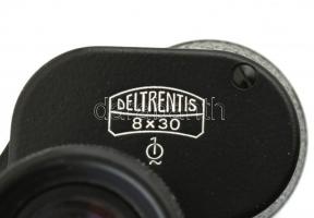 cca 1960-1980 Carl Zeiss Jena Deltrentis 8x30 távcső, jó állapotban, 16x11,5 cm