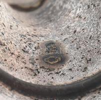 9 db ezüst (Ag) talpas kupica, jelzett, kopottas állapotban, m: 11 cm, 304 g