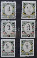 1. világháborús uralkodók és hadvezérek 21 különféle dekoratív levélzáró berakóban