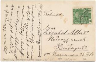 Az Osztrák-Magyar Haditengerészet Donnet-Léveque hidroplánja a levegőben ellenséget keres / K.u.K. K...