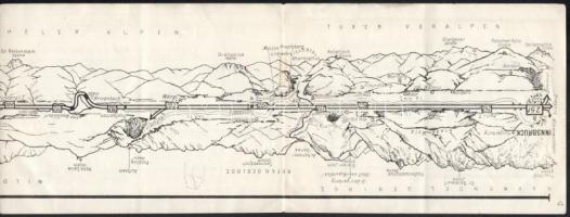 cca 1930 Rechts und Links der Bahn in Österreich Blatt 3, Salzburg-Innsbruck