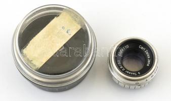 Carl Zeiss Jena Tessar 50mm f/2.8 objektív, tokkal