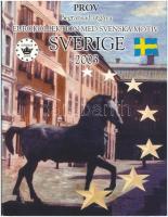 Svédország 2003. 1c-2E (8xklf) Euro próbaveretek szettben T:BU Sweden 2003. 1 Cent - 2 Euro (8xdiff) Euro trial set C:BU