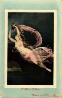 Iris / Erotic nude lady art postcard. Galleria di S. Luca Roma s: Guy Head (EK)