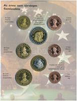 2004. 1c-2E (8xklf) "Euro próbaveretek" szettben, közte a "Phoenix / Mátyás király&qu...