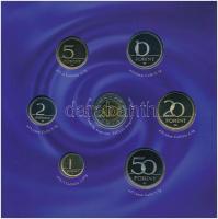 2007. 1Ft-100Ft (8xklf) forgalmi sor szettben, benne 50Ft "50 éves a Római Szerződés" T:PP...