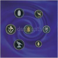 2007. 1Ft-100Ft (8xklf) forgalmi sor szettben, benne 50Ft "50 éves a Római Szerződés" T:PP...