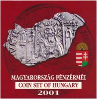 2001. 1Ft-100Ft (7xklf) forgalmi sor szettben, "Magyarország pénzérméi" sorozat T:PP patina Adamo FO34.1