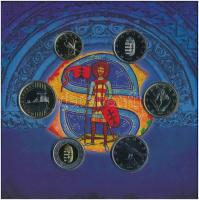 2014. 5Ft-200Ft (6xklf) "Lancea Regis" forgalmi sor szettben, benne ónozott réz Szent Istv...