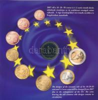 2007. 1Ft-100Ft (8xklf) forgalmi sor szettben, benne 50Ft "50 éves a Római Szerződés" T:BU...