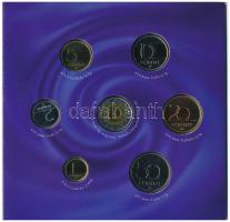 2007. 1Ft-100Ft (8xklf) forgalmi sor szettben, benne 50Ft "50 éves a Római Szerződés" T:BU...