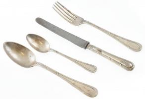 Ezüst(Ag) keresztelő készlet, jelzett, 4 db-os, bruttó: 177,75 g