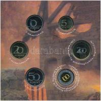 2013. 5Ft-200Ft (6xklf) forgalmi sor szettben + 2013. 1000Ft Cu-Ni-Zn "Egri csillagok". A ...