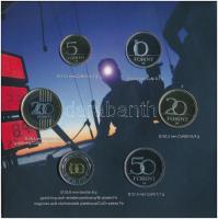 2018. 5Ft-200Ft (6xklf) "50. Kékszalag Erste Nagydíj" forgalmi sor szettben + "Magyar...