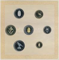 2008. 1Ft-100Ft (7xklf) + Mátyás denár Ag fantáziaverete (10g/0.999/27mm) "Reneszánsz emlékév&q...