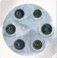 2018. 5Ft-200Ft (6xklf) "Pengék a jégen" forgalmi sor szettben + 50Ft "Jégkorong vilá...