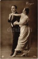1913 Tango / Táncoló romantikus pár / romantic couple dancing
