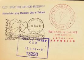 1958-1972 Az emlékezésnek. ... II. Turista emlékkönyvecske, benne bejegyzésekkel, névbejegyzésekkel,...