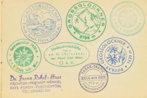 1958-1972 Az emlékezésnek. ... II. Turista emlékkönyvecske, benne bejegyzésekkel, névbejegyzésekkel,...