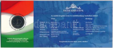2006. 50Ft Cu-Ni "1956-os forradalom" első napi veret + 500Ft alacsony sorszámú "EB 0...