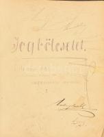 Jogbölcselet, Bölcsészeti Encyclopaedia, 2 db kézirat korabeli másolata, félvászon-kötés és kötés né...