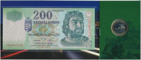 2009. 200Ft elsőnapi veret, sorszámozott "11033" díszcsomagolásban + 2006. 200Ft "FB&...