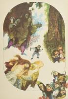 5 db művészeti nyomat kartonon, 30x21,5 cm