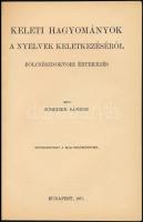 Scheiber Sándor: Keleti hagyományok a nyelvek keletkezéséről. Bölcsészdoktori értekezés. Különlenyom...