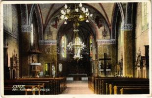1931 Budapest XIX. Kispest, Római katolikus templom, belső (EK)