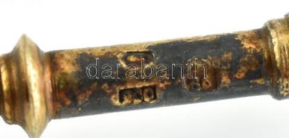 Ezüst (Ag) Prágai koronázási ékszerek miniatűr másolata. díszdobozban. jelzett, bruttó: 13,2g