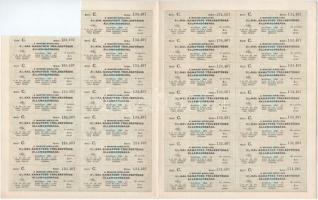 Budapest 1942. "A Magyar Királyság 3%-kal Kamatozó Törlesztéses Államadóssága" kötvénye 10...