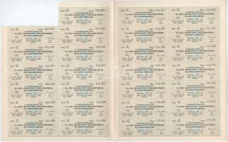 Budapest 1942. "A Magyar Királyság 3%-kal Kamatozó Törlesztéses Államadóssága" kötvénye 10...